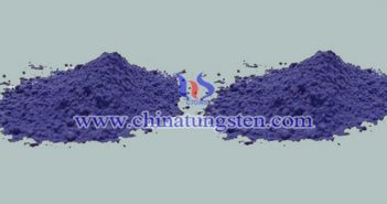 nano blue tungsten oxide applied for infrared absorption material image