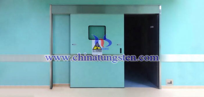 CT機房用鎢合金屏蔽門圖片